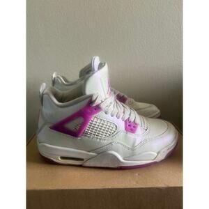 Air Jordan 4 Retro GS Hyper Violet White Sneakers